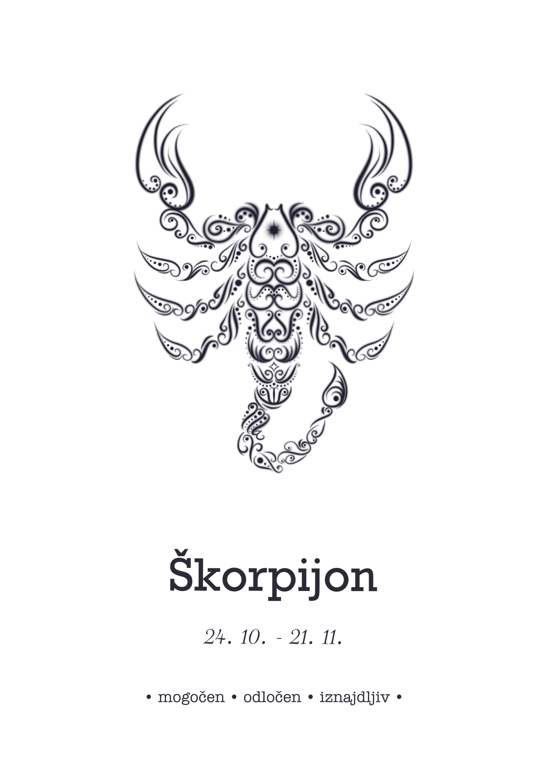 Print Škorpijon
