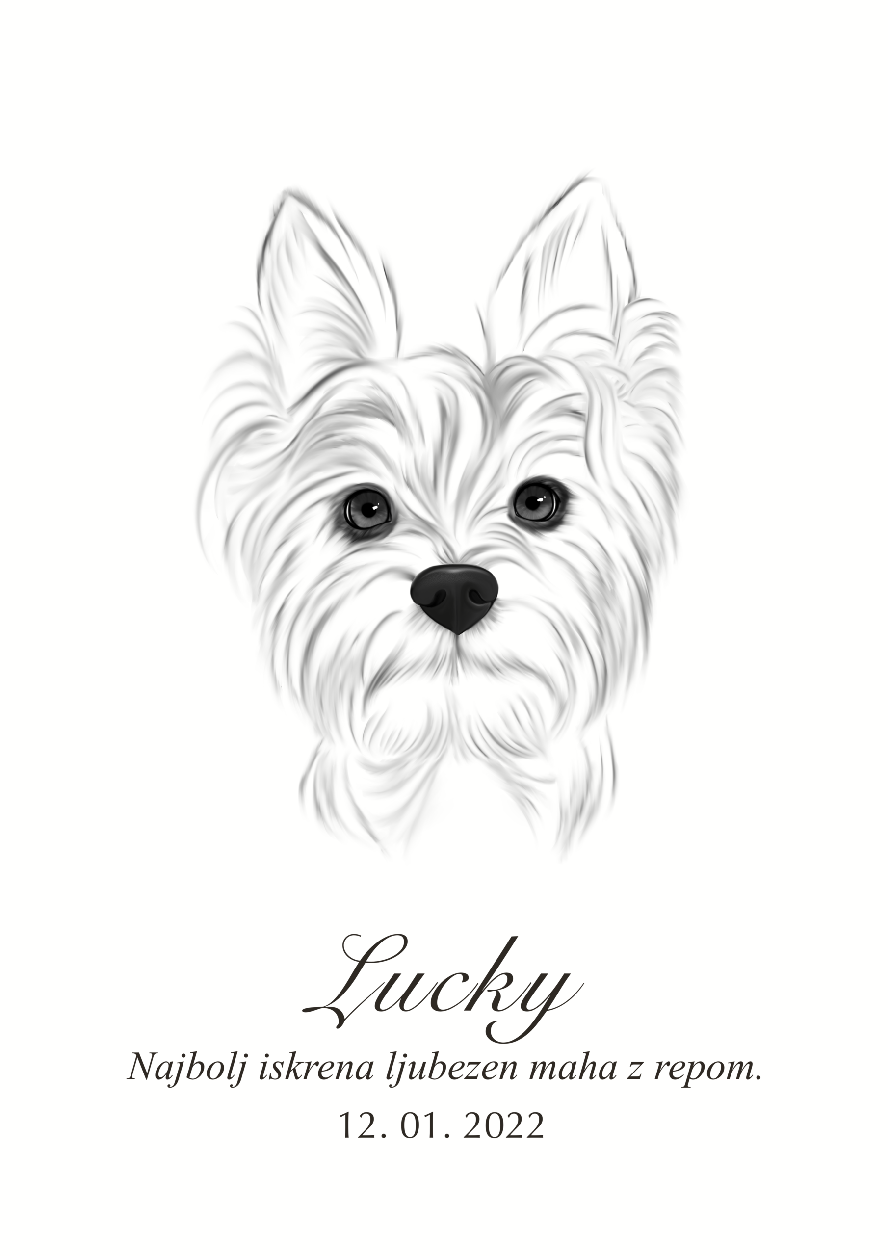 Print Jorkširski terier