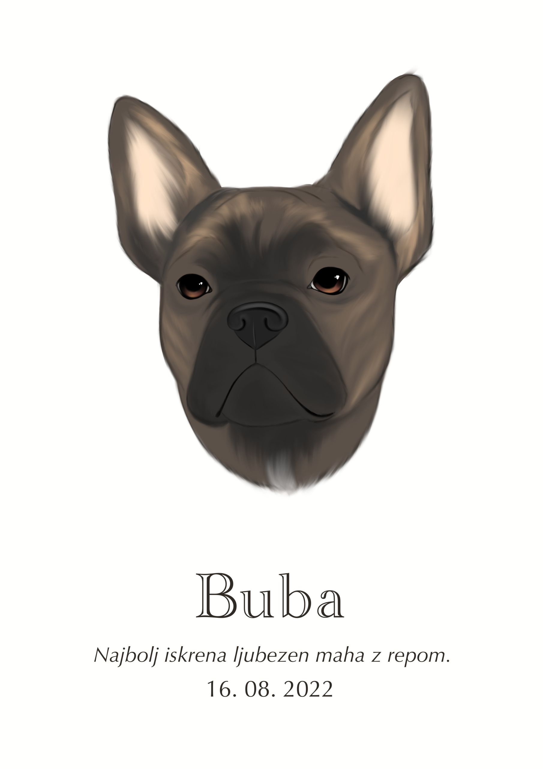 Print Francoski buldog