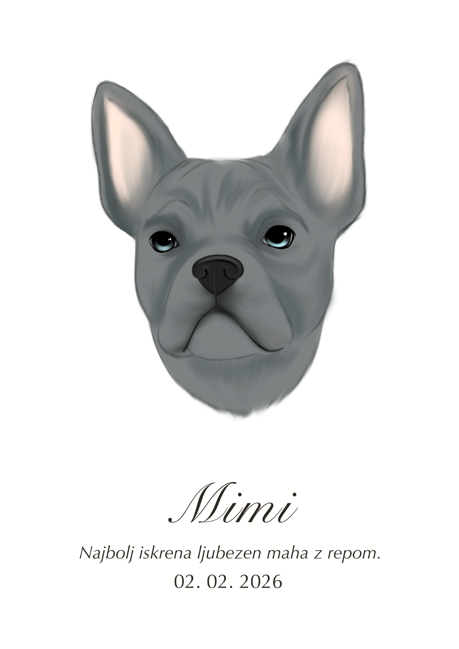 Print Francoski buldog