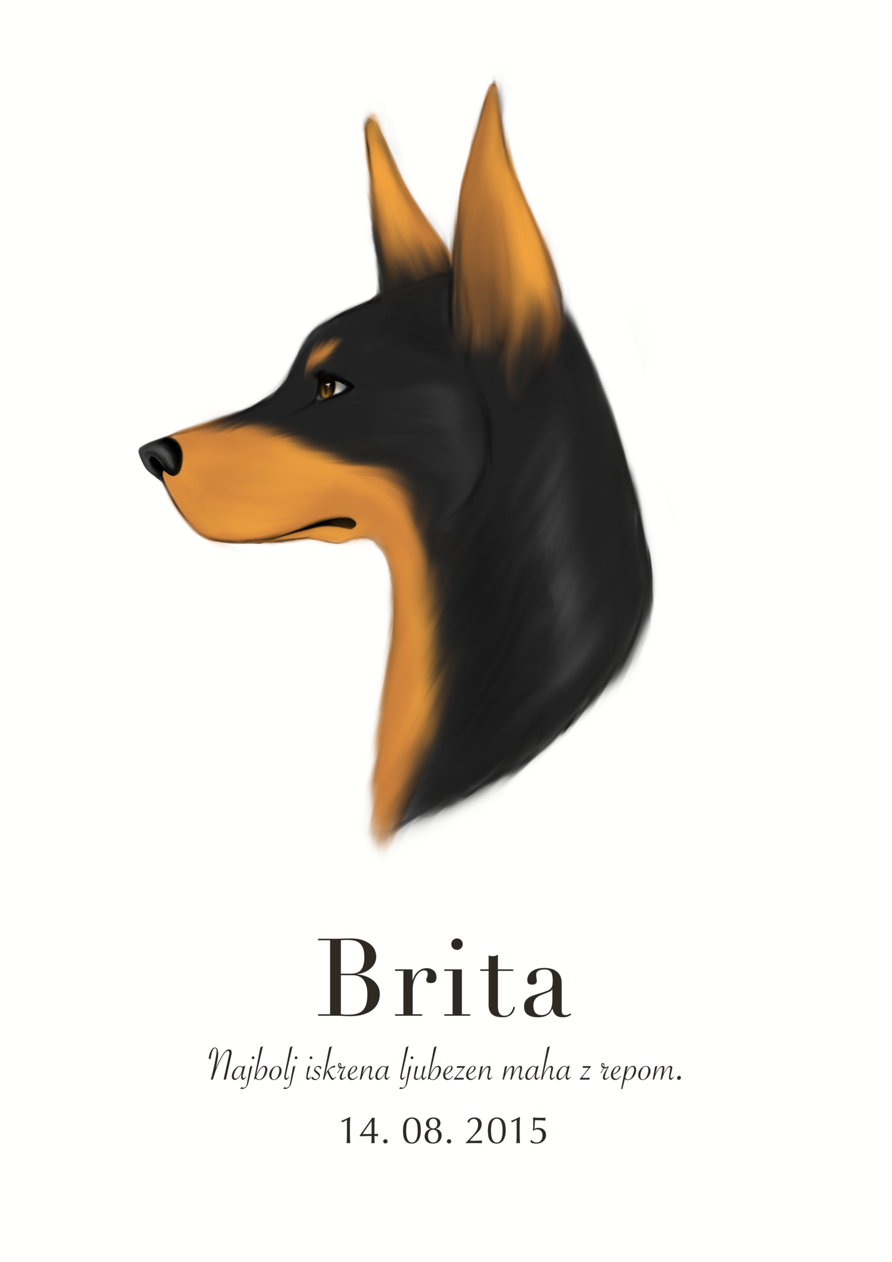 Print Doberman