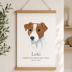 Print Jack Russell terier
