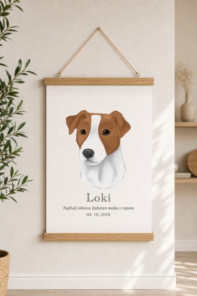 Print Jack Russell terier