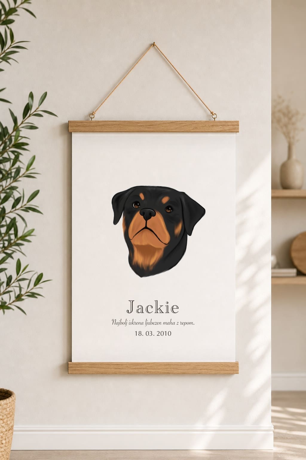Print Rottweiler